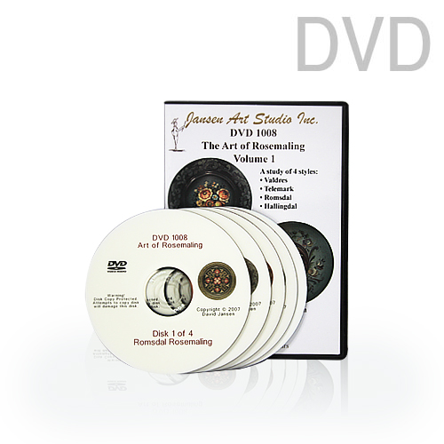 [특가판매]DVD-1008 The Art of Rosemaling Vol 1
