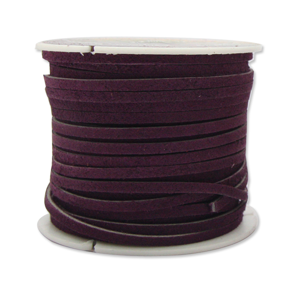 5014-33 Suede Lace 1/8`` x 25 yds. (0,3 cm x 22.9 m) Purple