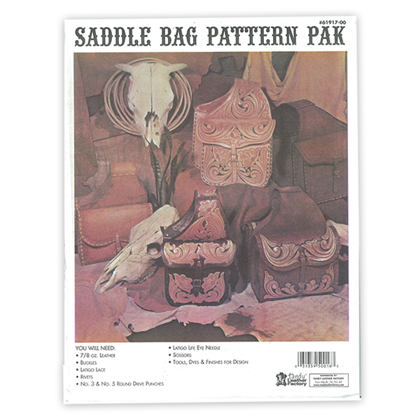 특가판매61917-00 Western Saddle Bag Pattern Pack
