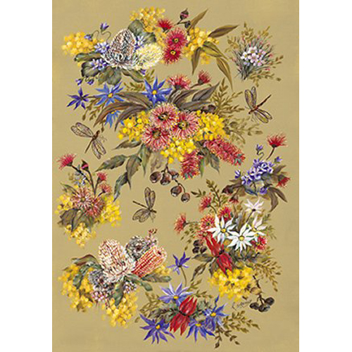 RS661 Native Flowers(50*70cm) - 078