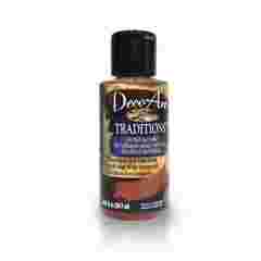 DecoArt Traditions Acrylic Paint-DAT54: Transparent Red Iron Oxide-3oz(90ml)