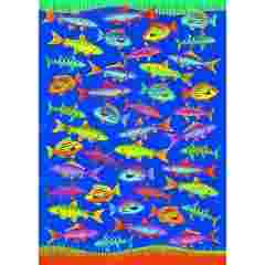 A4-614 A4 Fish Frenzy by Pauline Bright(A4 size) - 183