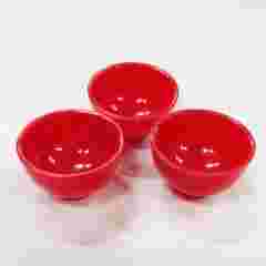 TL-C155 플라스틱 화채그릇(빨강)-3개