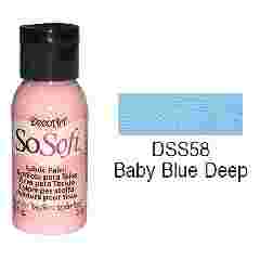 SoSoft Fabric Color-1.15oz(29.6ml)-DSS58-Baby Blue Deep
