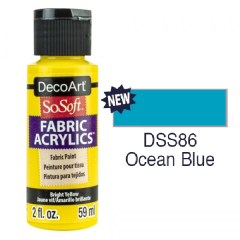SoSoft Fabric Color-2oz(59ml)-DSS86-Ocean Blue