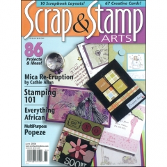 Scrap & Stamp Arts - June 2006[특가판매]
