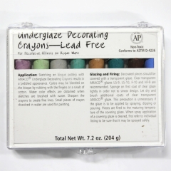 [특가판매]CR209- Underglaze Chalk Crayons - LEAD FREE(8SET)