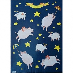 CH525 Pigs Fly at Night(50*70cm) - 099