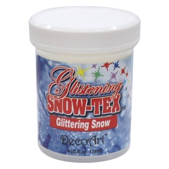 Glittering Snow Tex-4 oz(118ml)/반짝이 눈질감용 물감