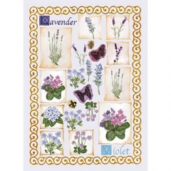 JB680 Lavender & Violets(50*70cm) - 110