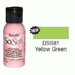 SoSoft Fabric Color-1.15oz(29.6ml)-DSS81-Yellow Green