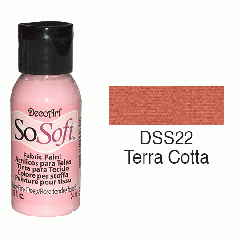 SoSoft Fabric Color-1.15oz(29.6ml)-DSS22-Terra Cotta