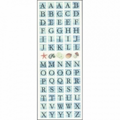 스티커:ST-0233 Seashore Alphabet[특가판매]