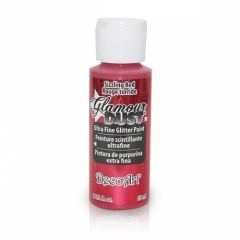 Glamour Dust Glitter Paints-DGD03 Sizzling Red-2oz(59ml)
