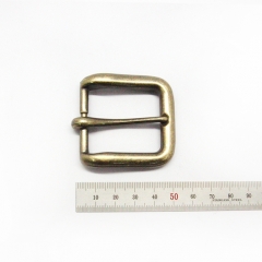 1640-09 Wave Buckle 1-1/4`` (3.2 cm) Solid Antique Brass
