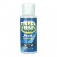 Triple Thick Gloss Glaze-Brush-On(2oz-59ml)-고광택 마감제