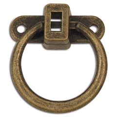 1308-00 Flip-Lock Bag Clasp Antique Brass Finish