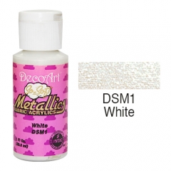 SoSoft Fabric Color-1.15oz(29.6ml)-DSM1-White Metallic