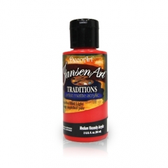 DecoArt Traditions Acrylic Paint-DAT03: Naphthol Red Light-3oz(90ml)