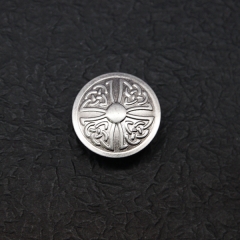 71506-04 Celtic Stamped Steel Concho Round 1`` (2.5 cm)