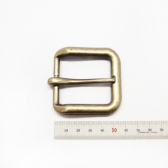 1641-09 Wave Buckle 1-1/2`` (38 mm) Solid Antique Brass