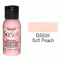 SoSoft Fabric Color-1.15oz(29.6ml)-DSS35-Soft Peach