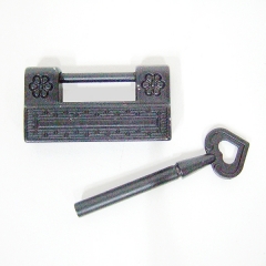 면판.자물쇠 OD020055 (42*22mm) 검정