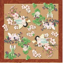 DFC020:Classic Paper Napkin-Flowers fairies(12장)