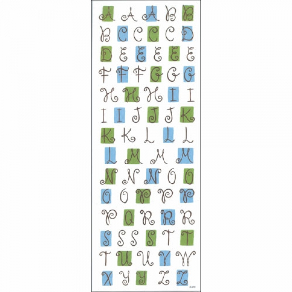스티커:ST-0463 Recipe Alphabets[특가판매]