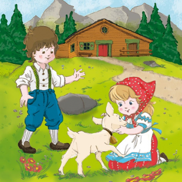 211504-Heidi & Peter in the Alps 넵킨페이퍼(20매)